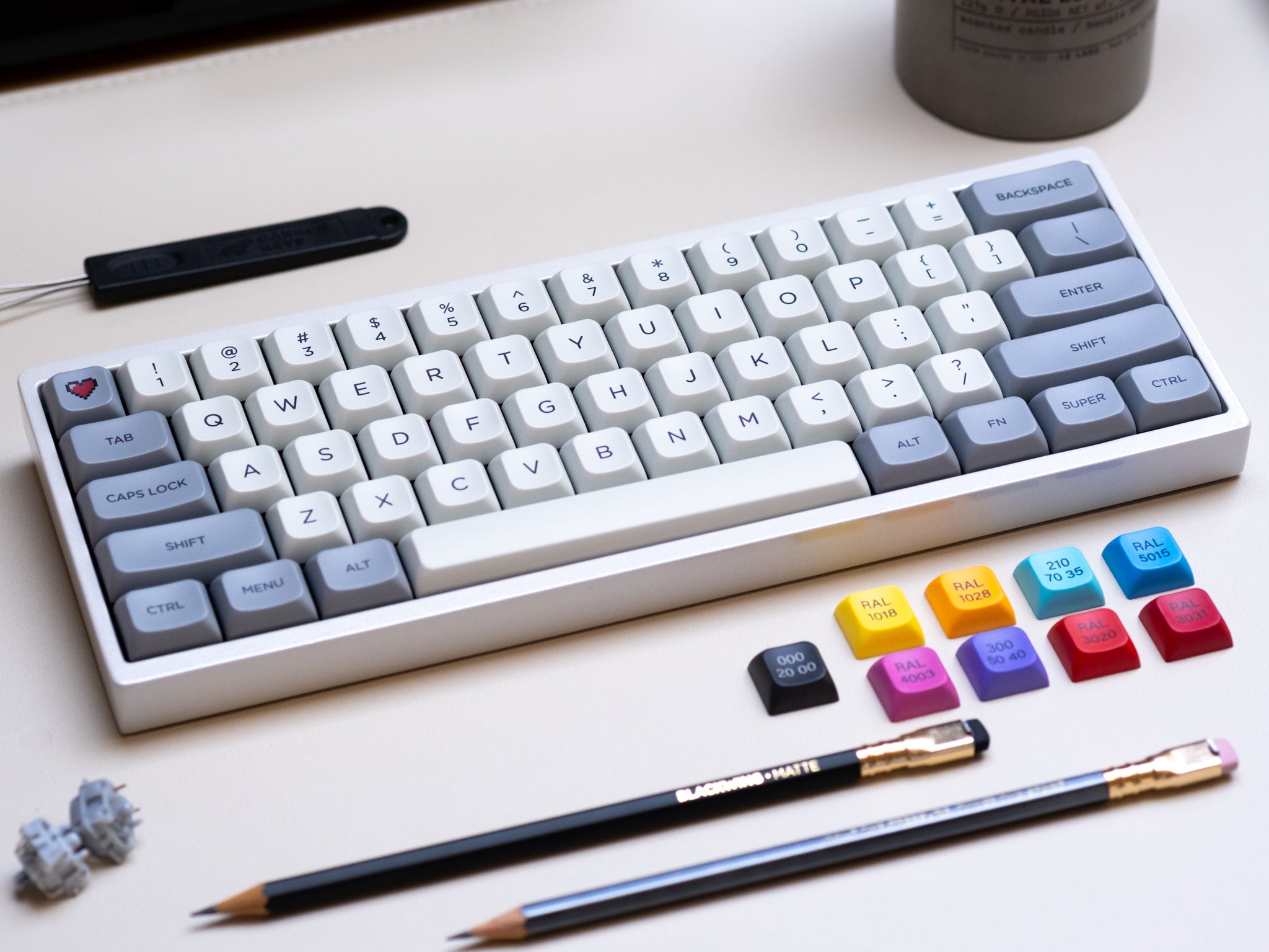 PBS Granite Keycap Set - Thumbnail 3