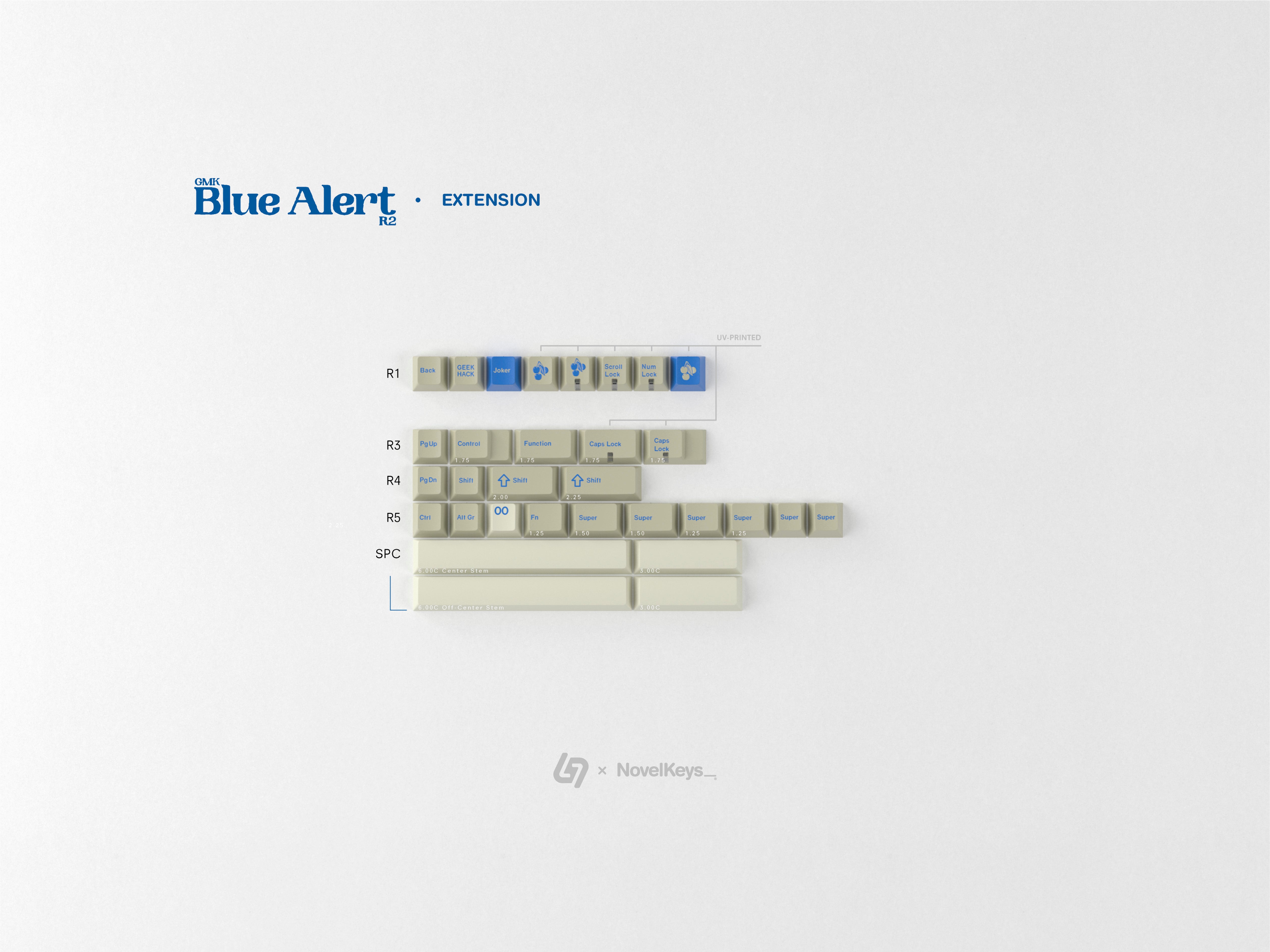 [In Stock] GMK CYL Blue Alert R2