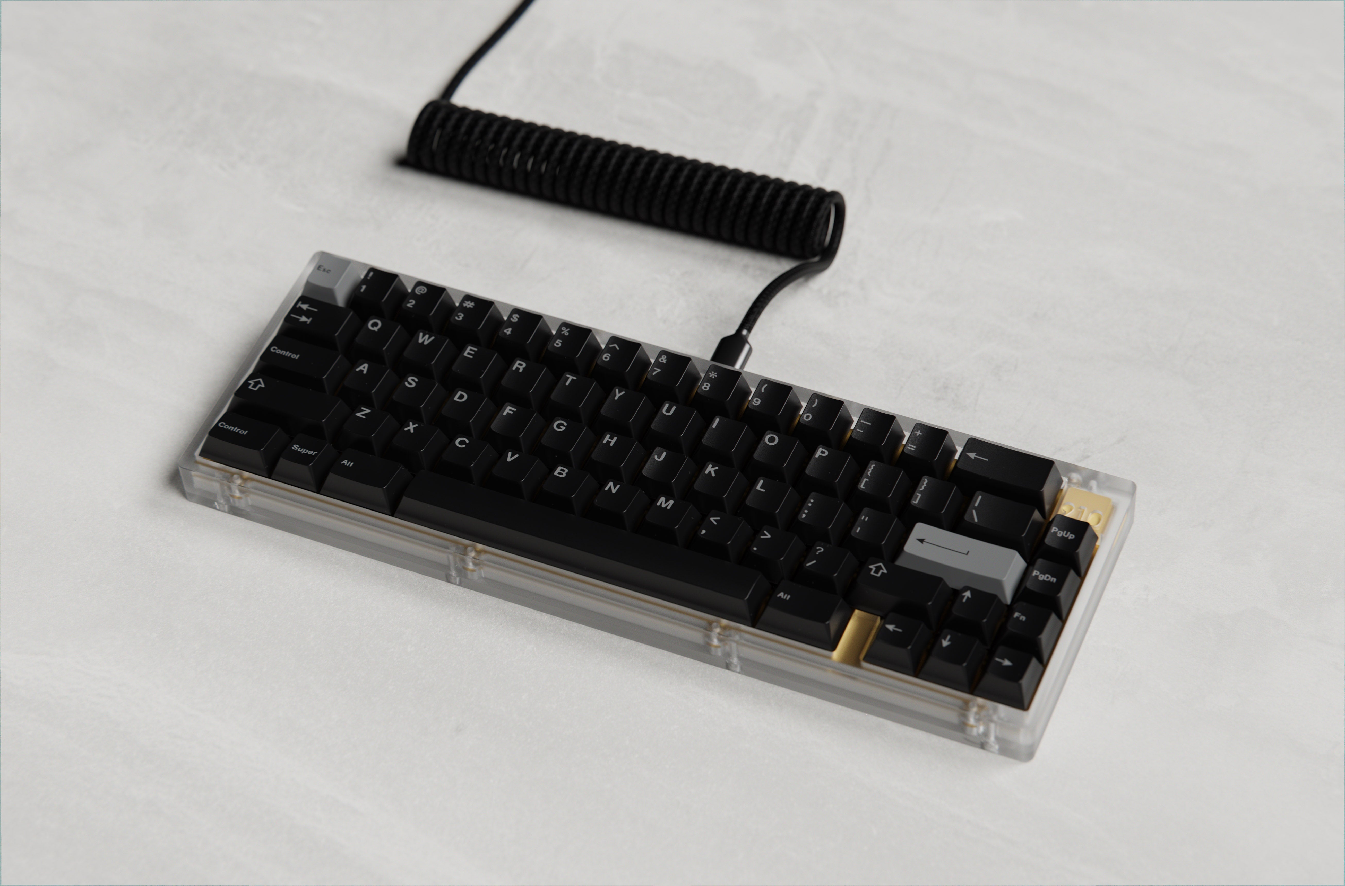 GMK Grey on Black - Thumbnail 2