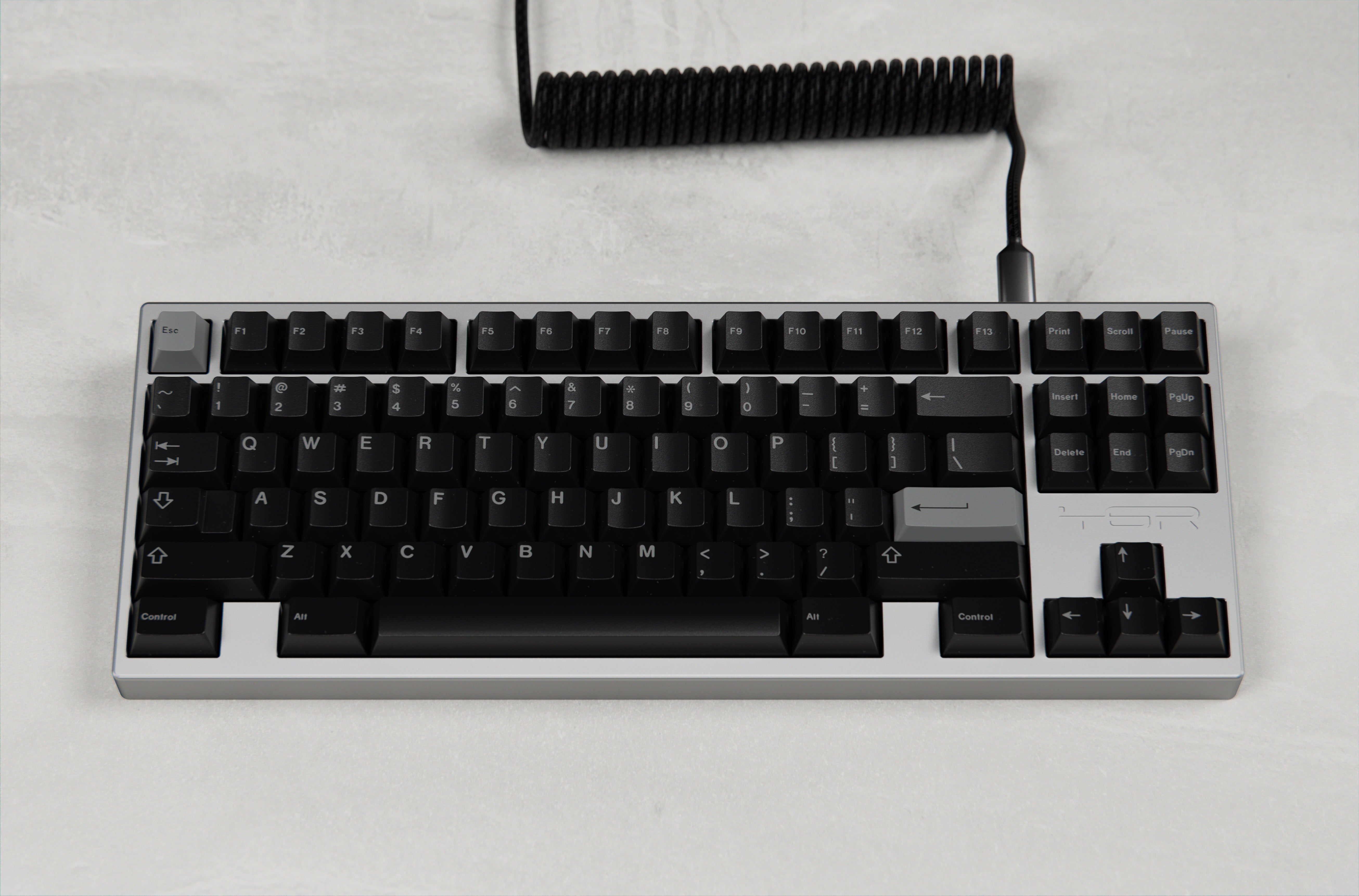 GMK Grey on Black