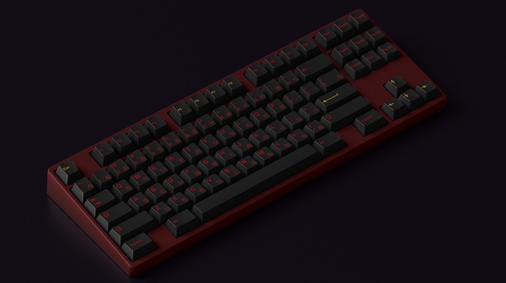 GMK Higanbana Base 147 Key Cherry Profile Double Shot ABS Keycap Set - Thumbnail 2