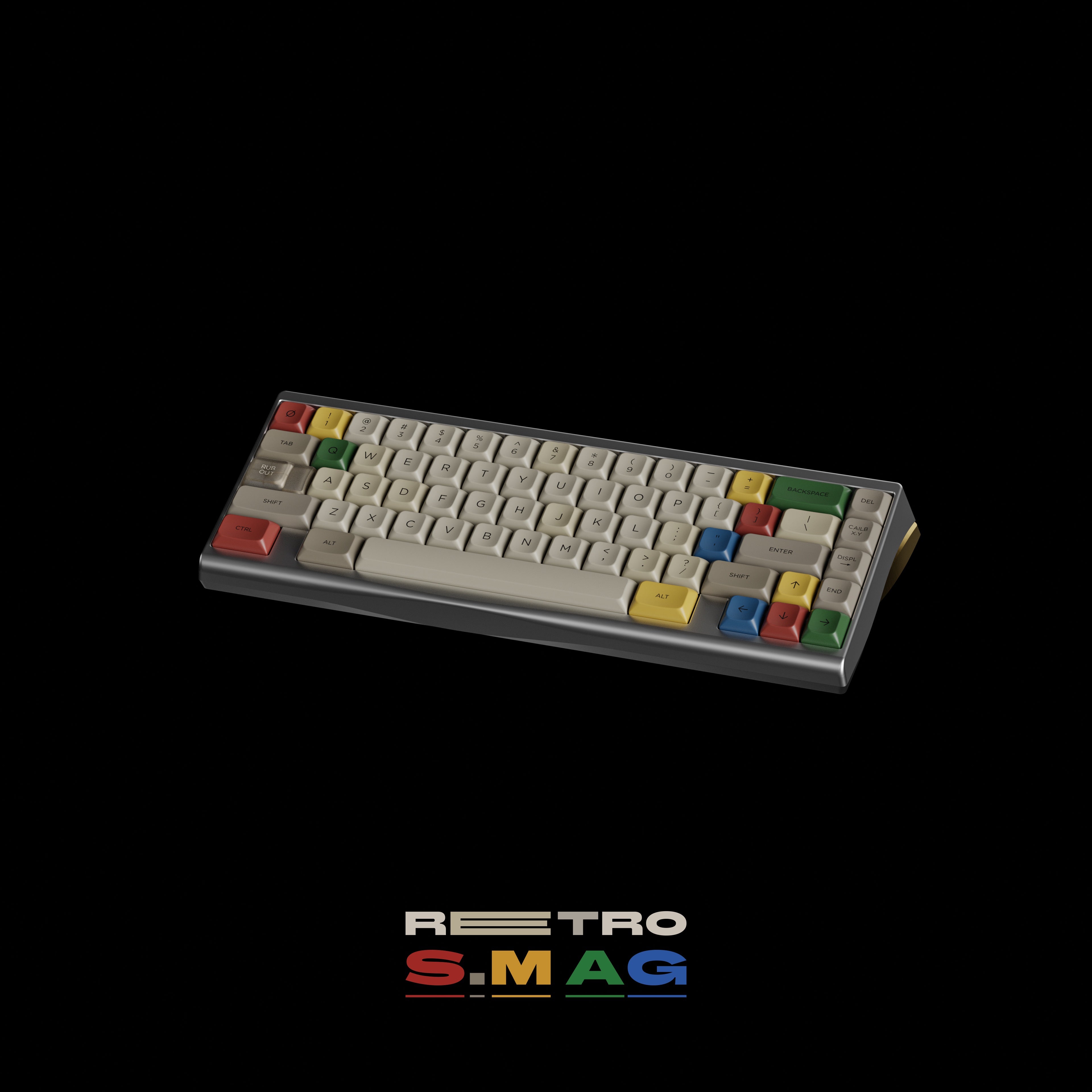 [Pre Order] PBS Retro S.M AG PBT Keycaps