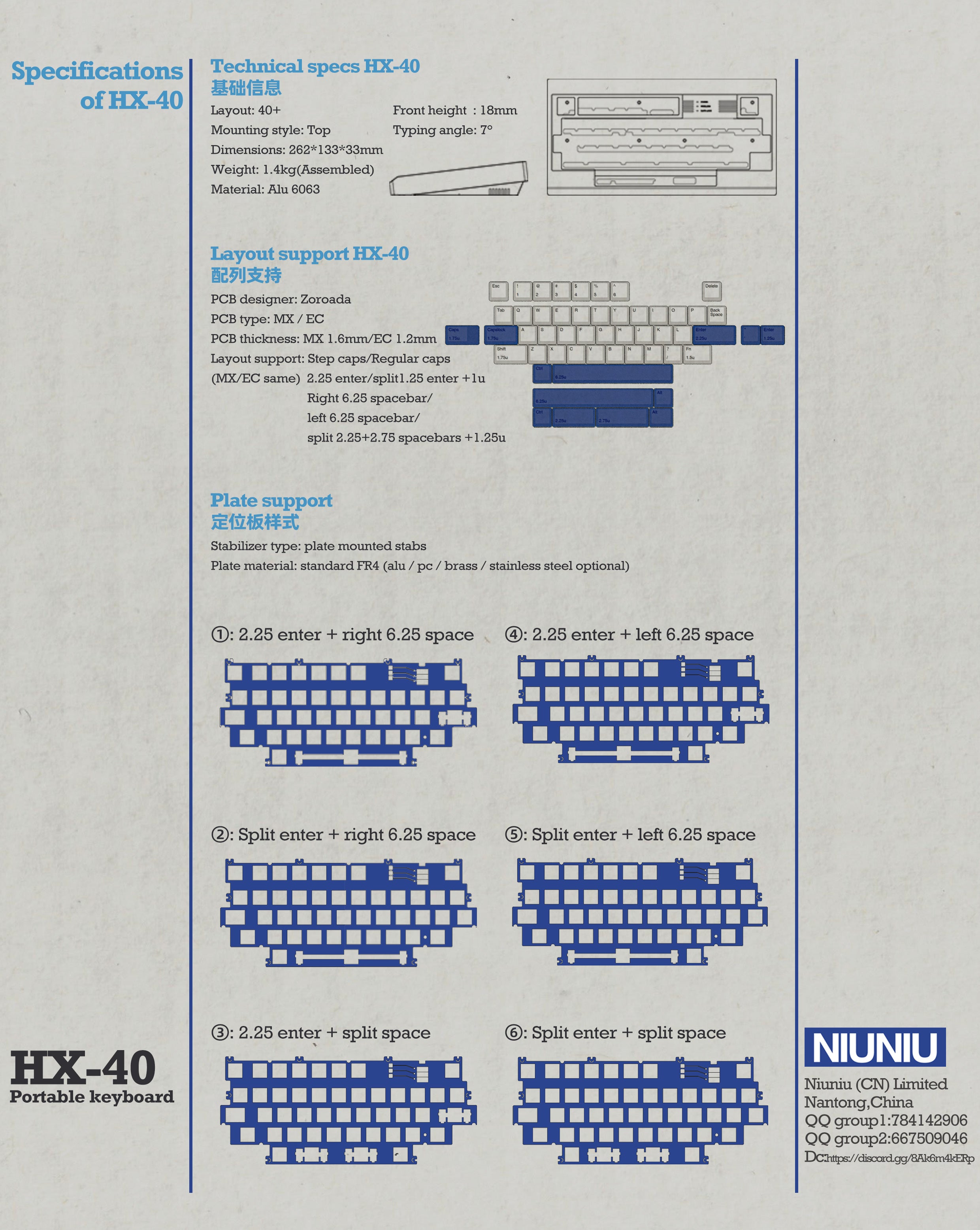 [Pre-Order] Extra Parts for HX-40