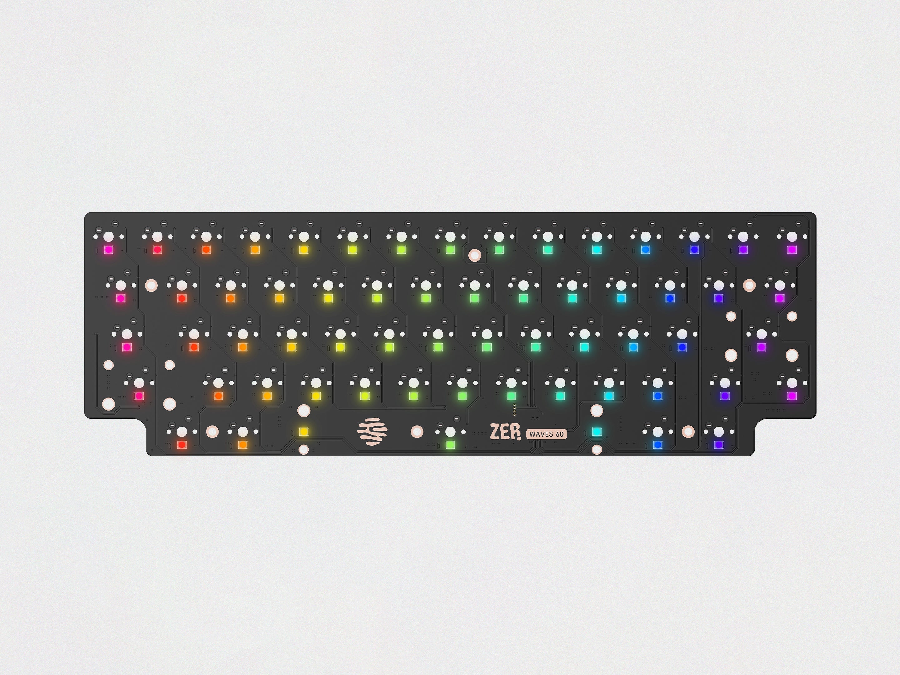 [In Stock] Zer Studio Waves 60 Custom Keyboard kit