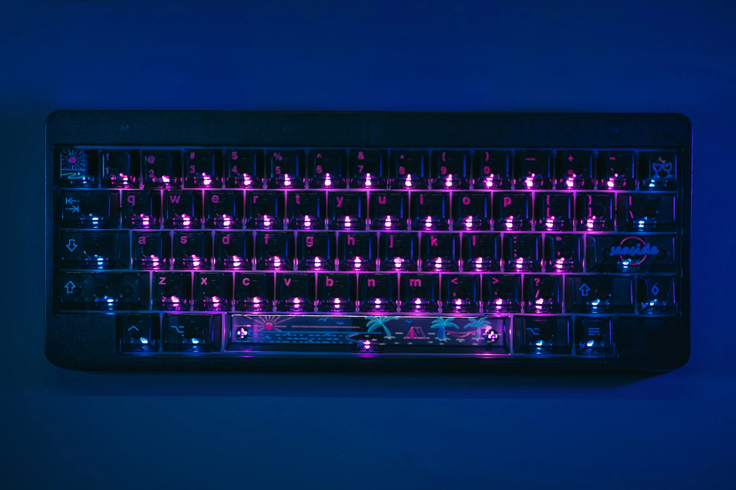 In Stock] LeleLab x ICE CAT Seaside Keycap Set