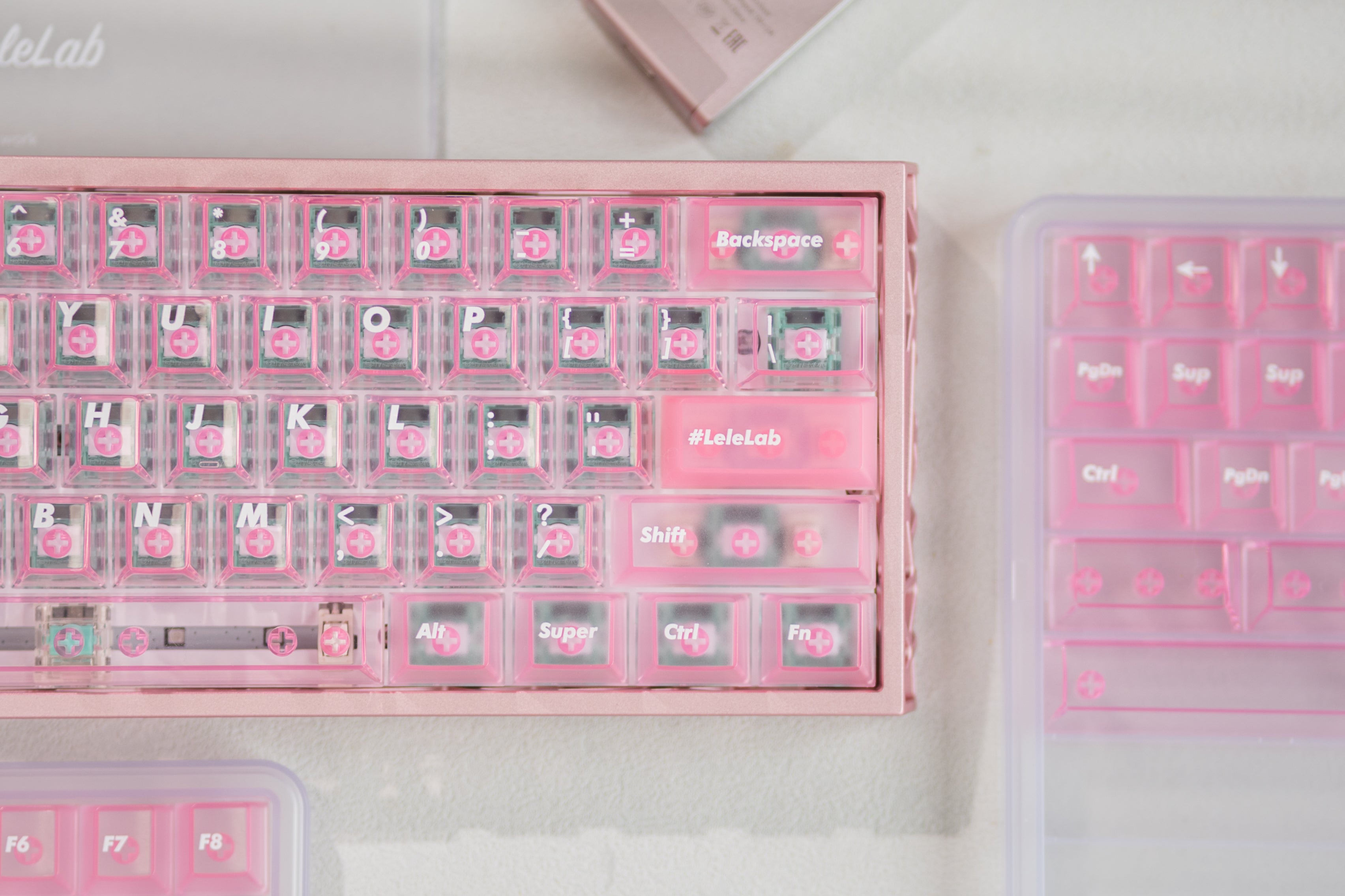 In Stock] LeleLab Pink Carnival Keycap Set