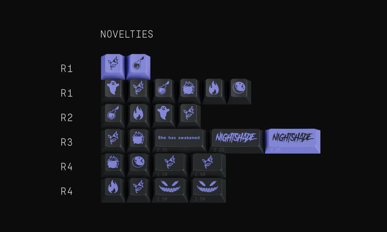 In Stock] GMK Nightshade