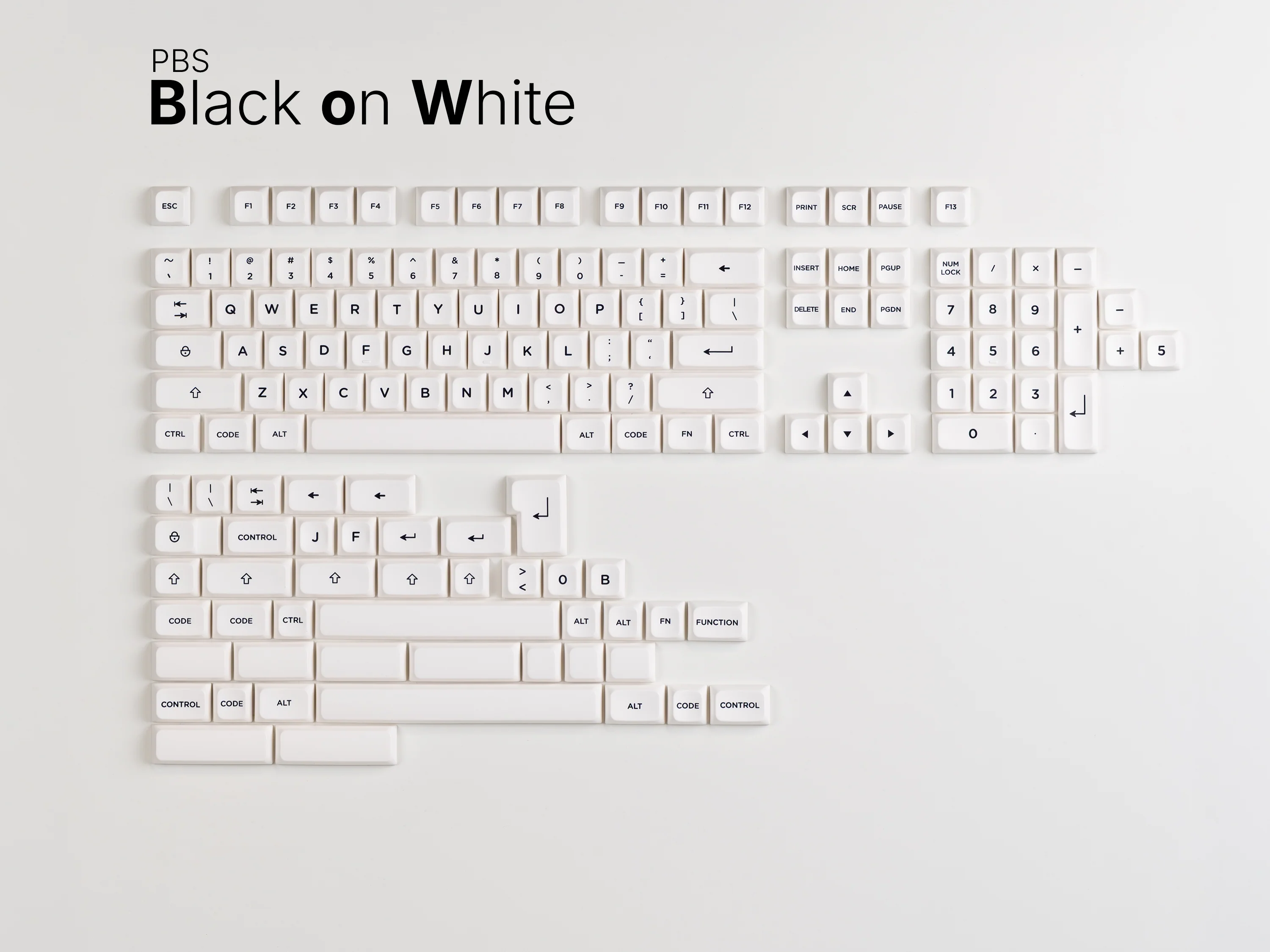 [In Stock] PBS Black on White