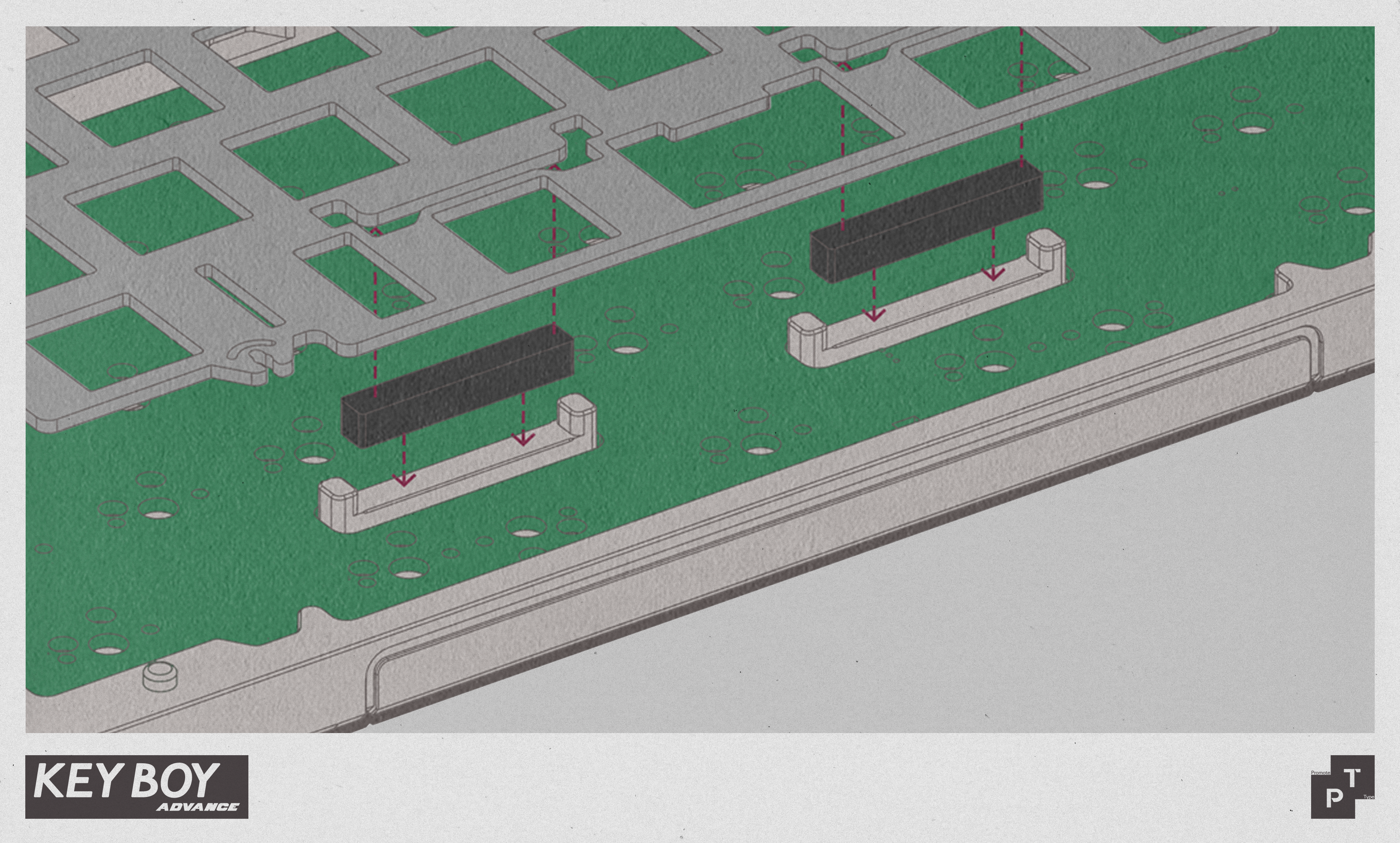 [Pre Order] PromoType Key Boy Advance 50 KBA50 Keyboard Kit