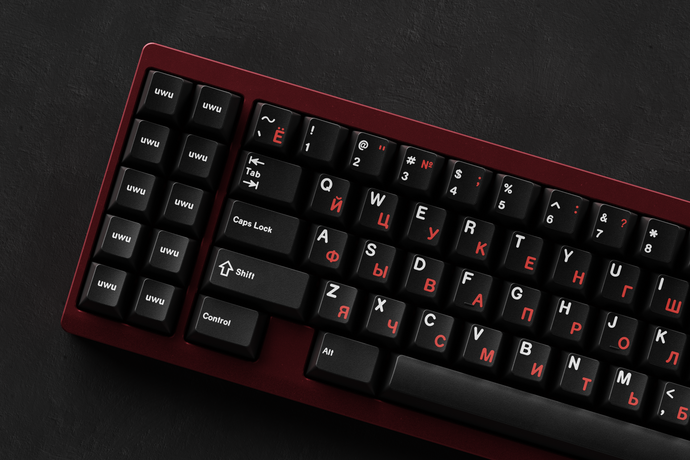 [Group buy] GMK WoB Red Cyrillic-zFrontier
