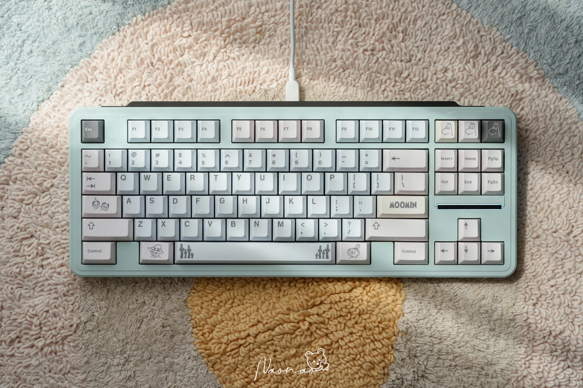 [In Stock] Space80: Apollo’s Cyber Armor keyboard kit By Gray Studio