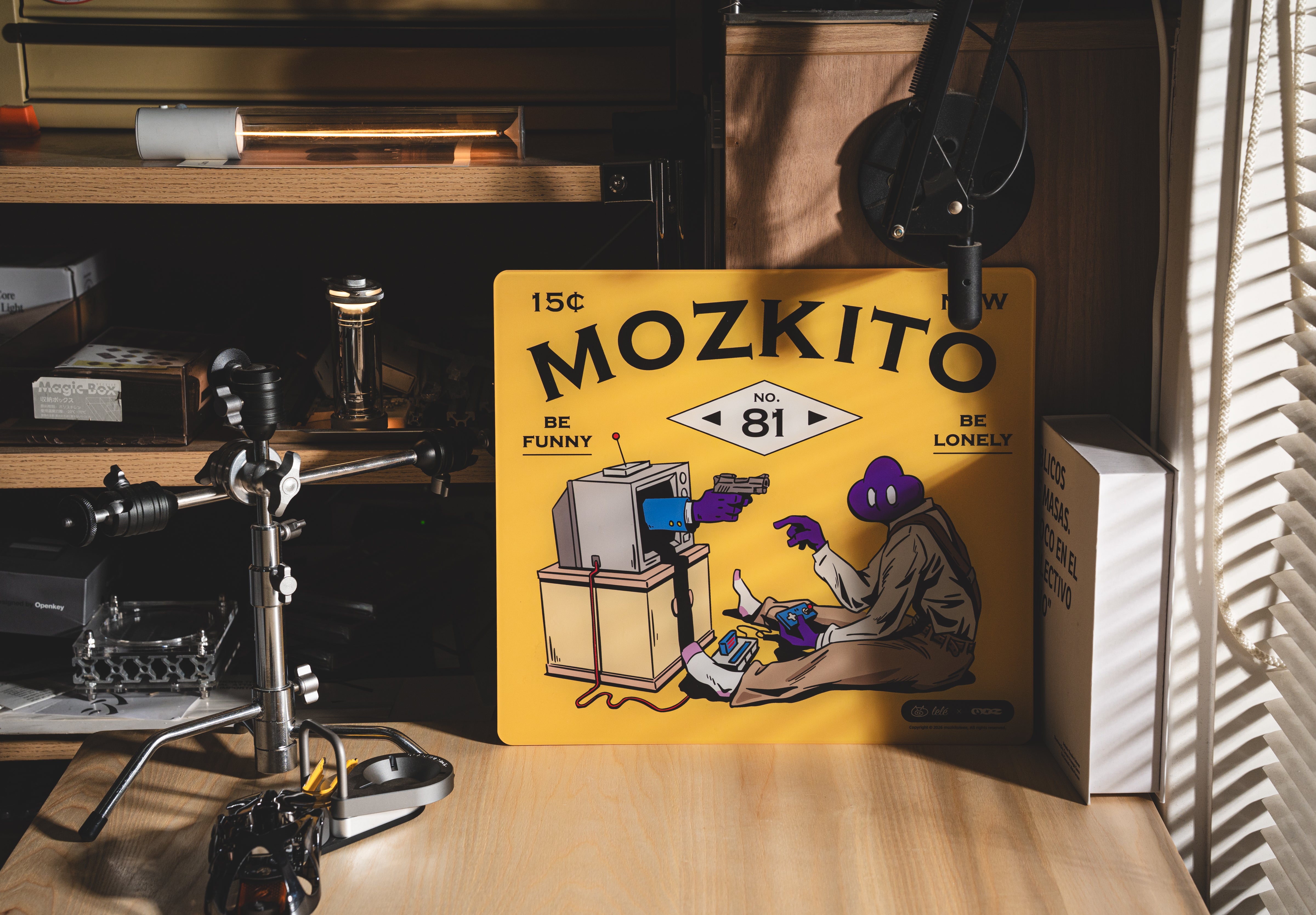 [In Stock] LeleDesign x Mozkito Leee Glass Mousepad