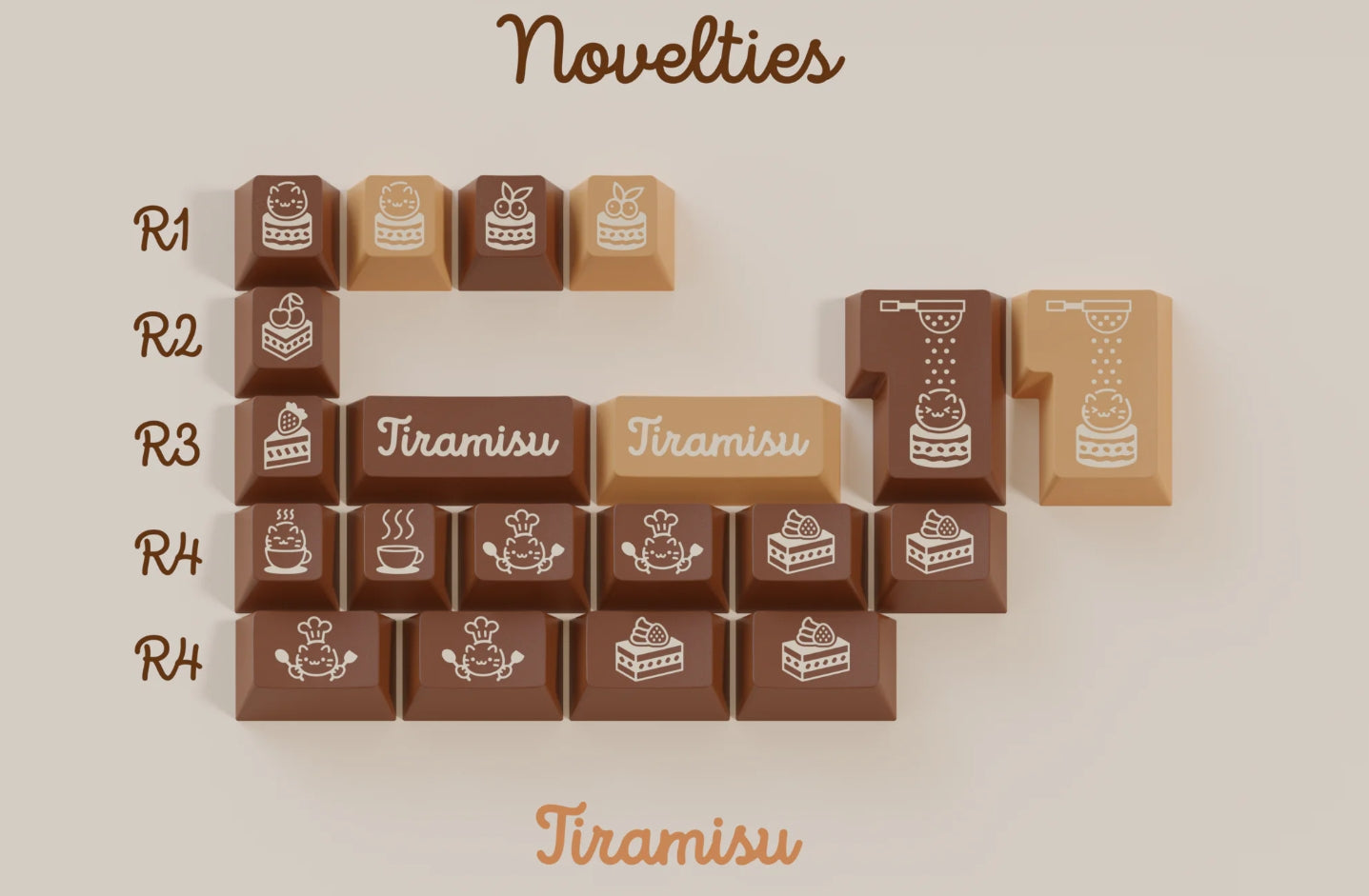 [In Stock] GMK Tiramisu