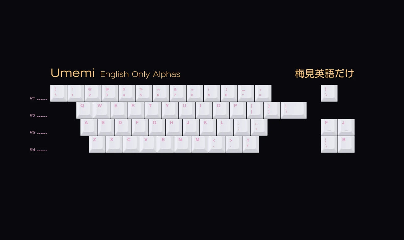 [In Stock] JTK Hanami - Tripleshot Hiragana