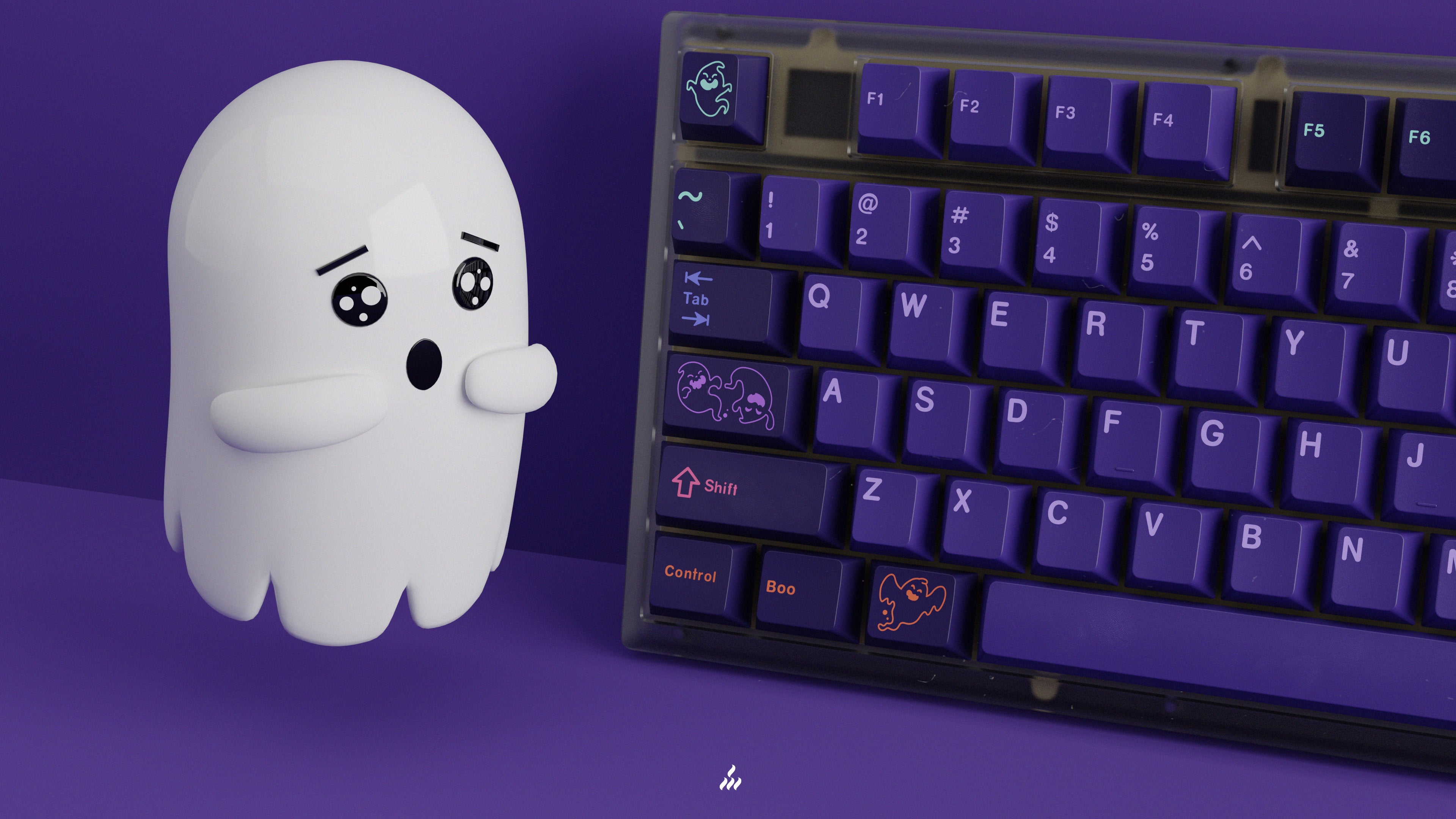 [Group Buy] KeyKobo Poltergeist Doubleshot Keycap Set