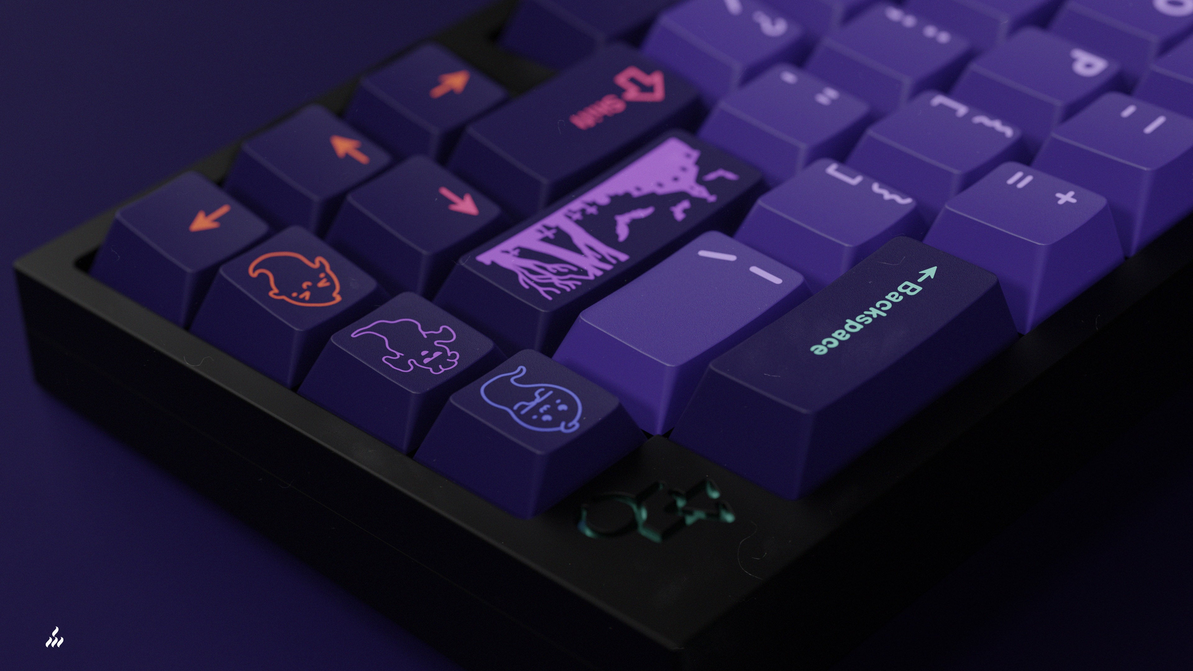 [Group Buy] KeyKobo Poltergeist Doubleshot Keycap Set