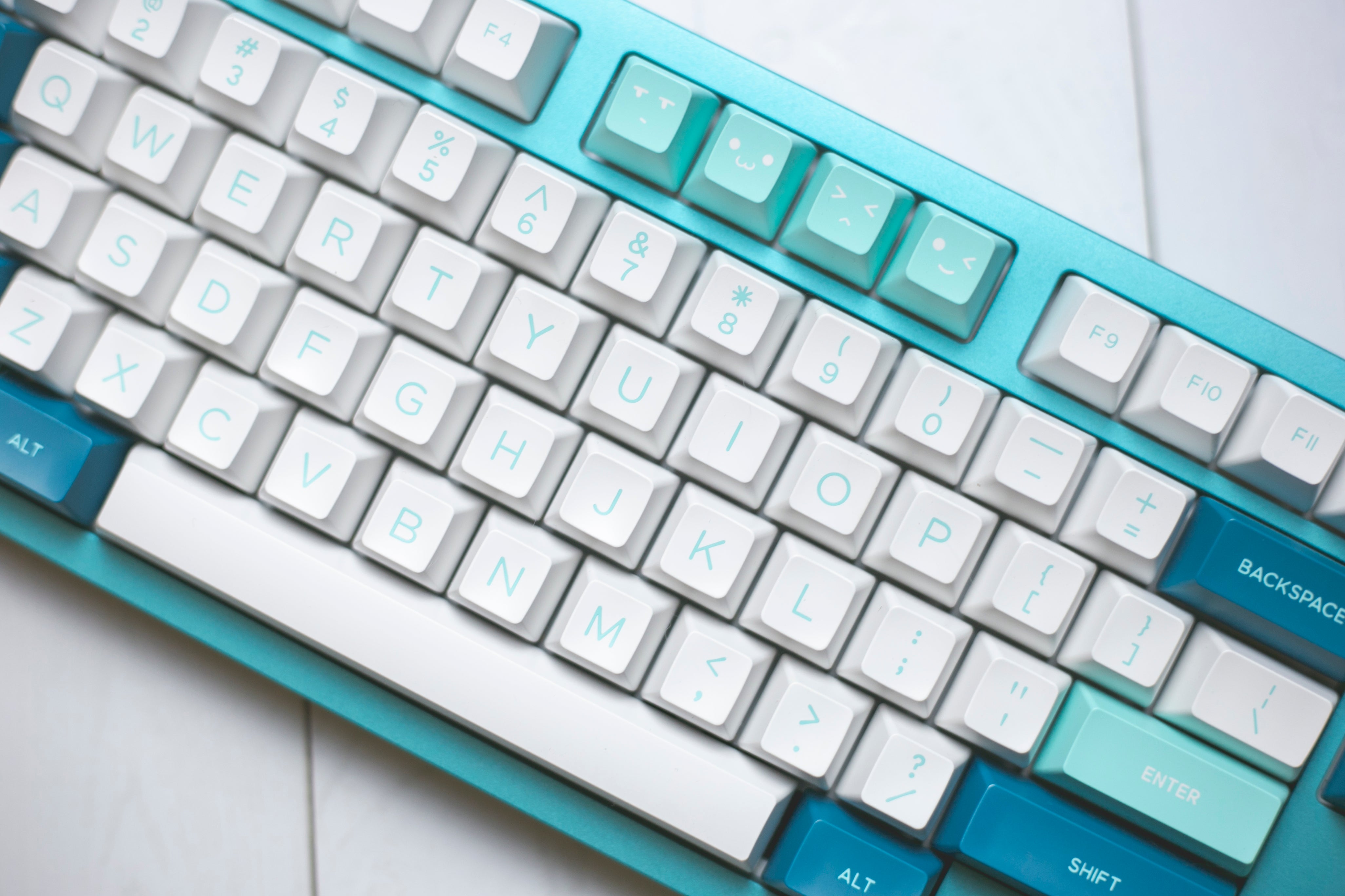 In Stock] Domikey SA Aqua ABS Doubleshot Keyset