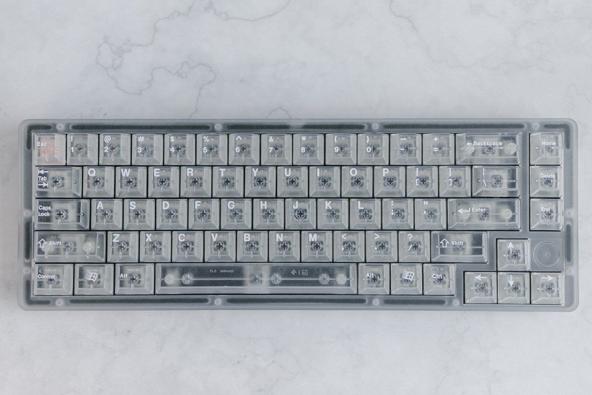 In Stock] LeleLab Crystal Color Clear ABS Keycap Sets