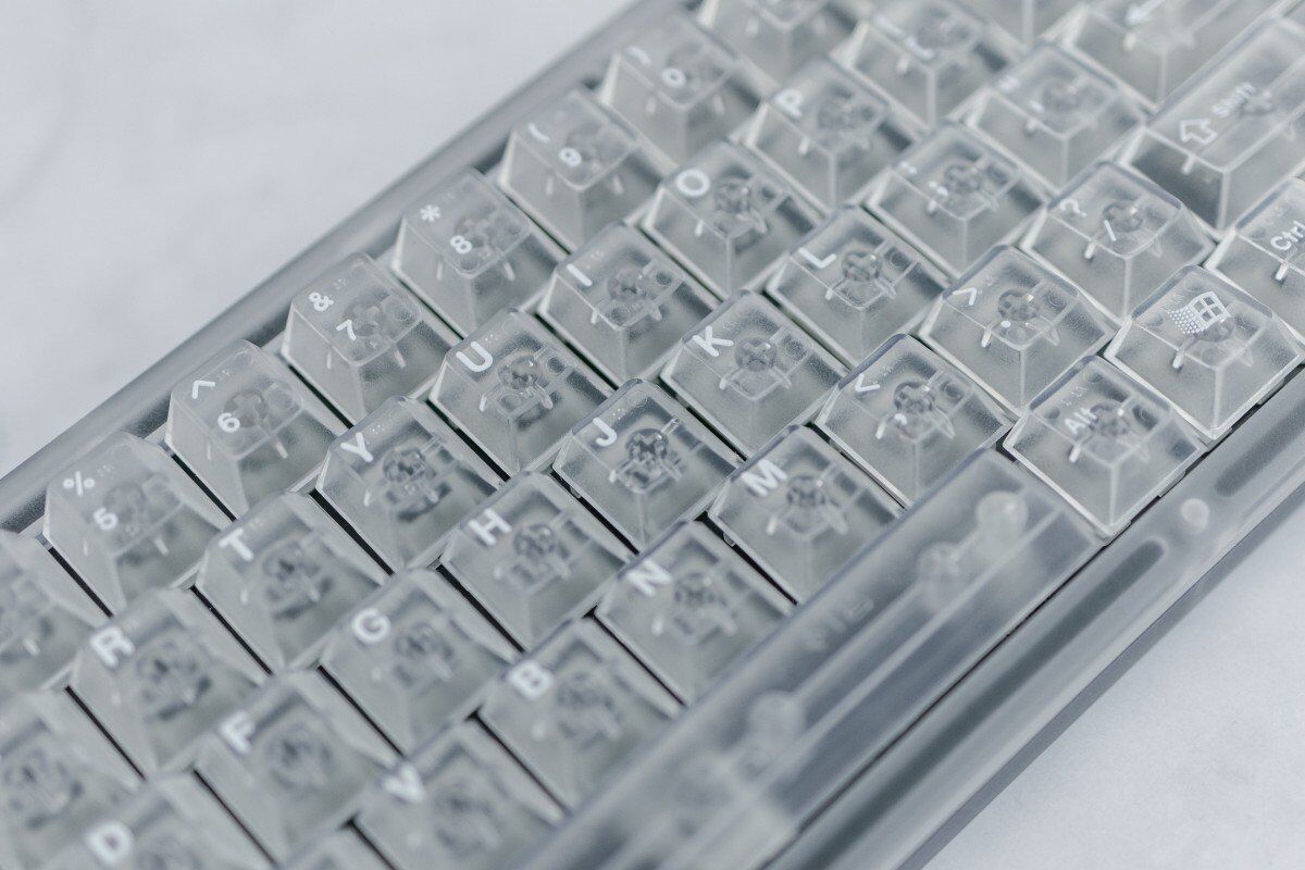 In Stock] LeleLab Crystal Color Clear ABS Keycap Sets