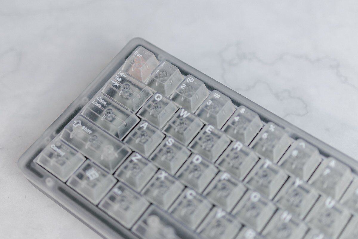 In Stock] LeleLab Crystal Color Clear ABS Keycap Sets