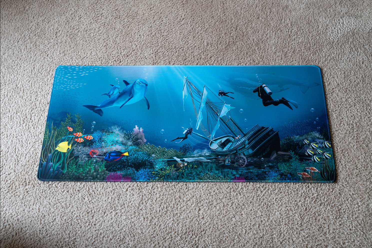 [Group Buy] GMK Coral Deskmat