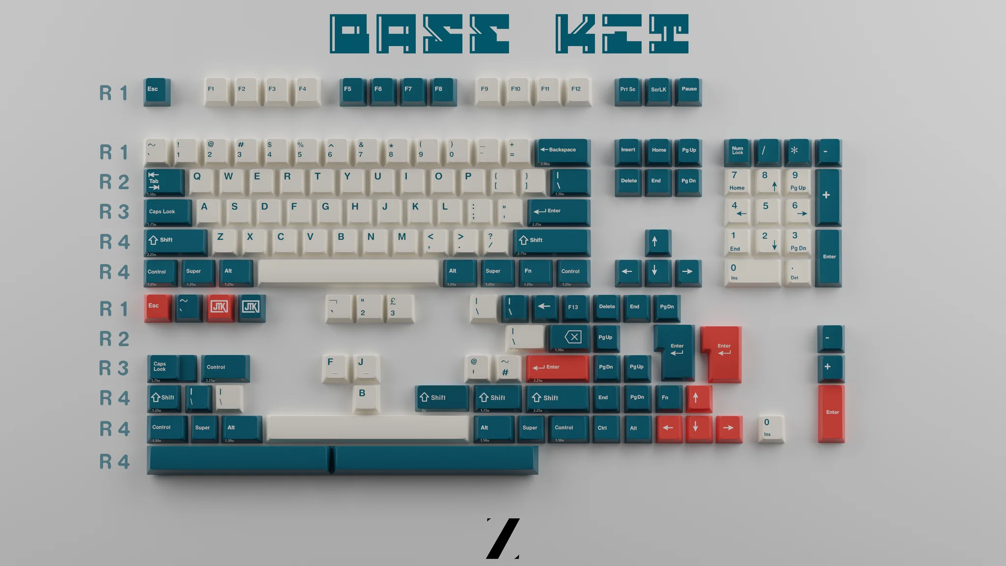 [In Stock] JTK Azure - Tripleshot Cyrillic