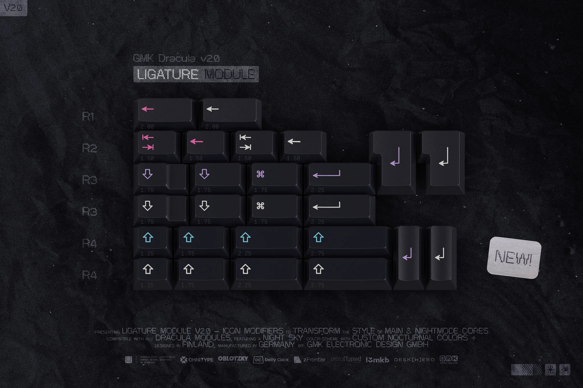 In Stock] GMK Dracula V2.0