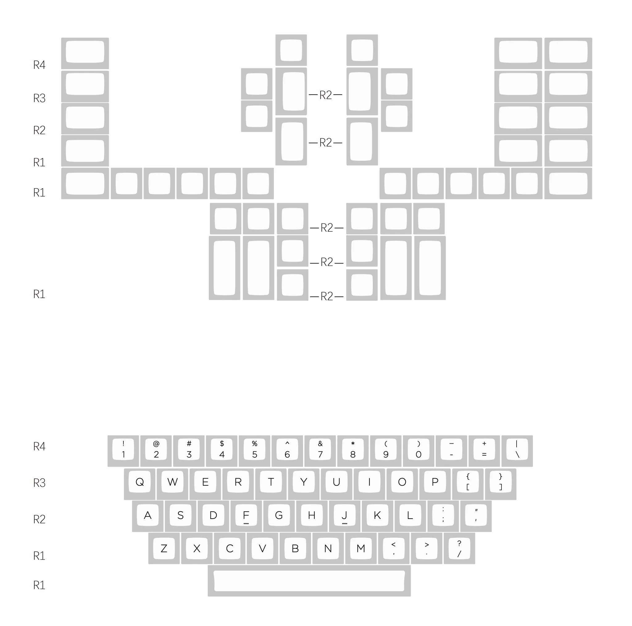 [In Stock] BIG CAT - KAT Alpha v1.1 Keycap Set for Mechanical Keyboards