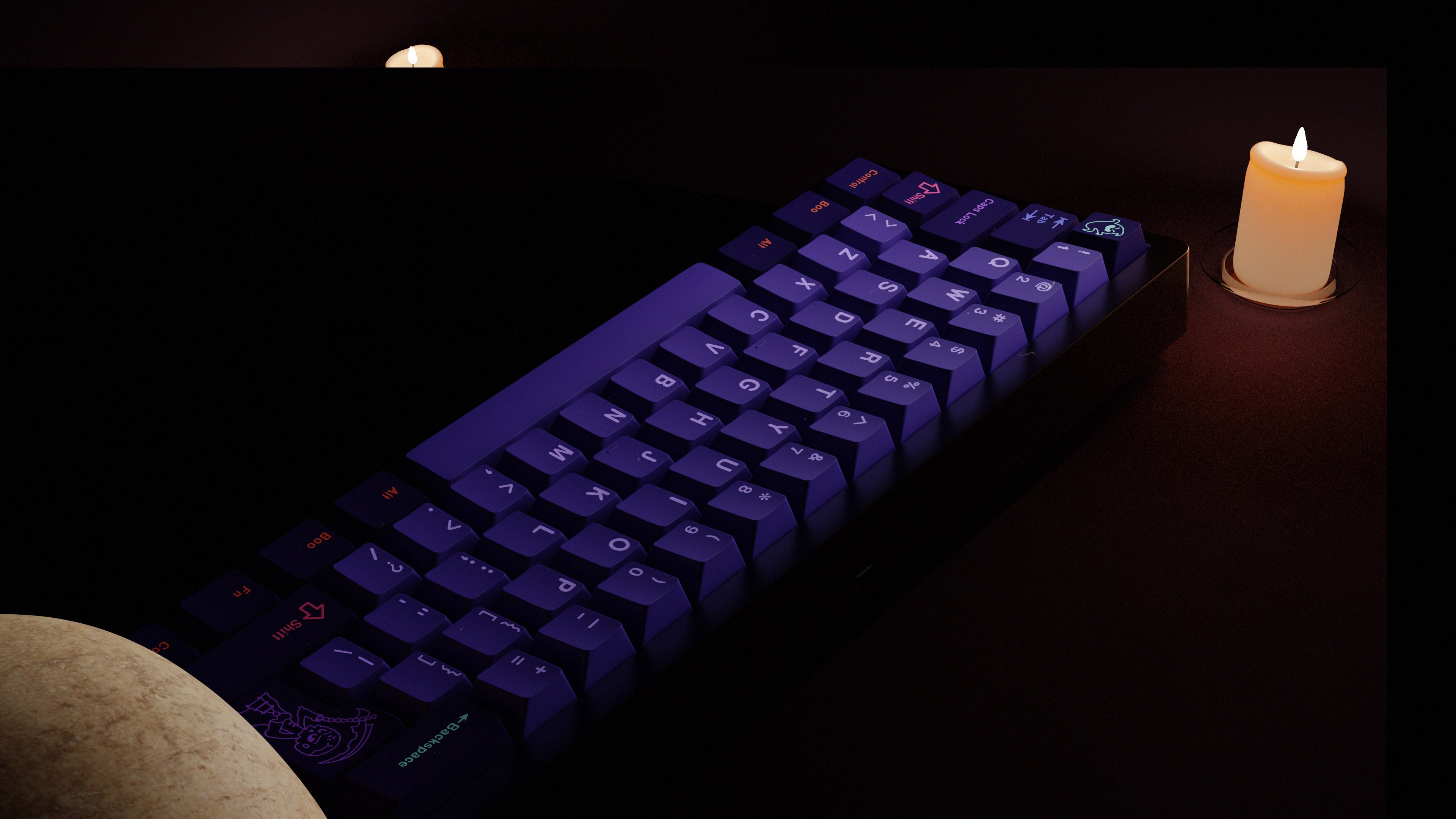 [Group Buy] KeyKobo Poltergeist Doubleshot Keycap Set