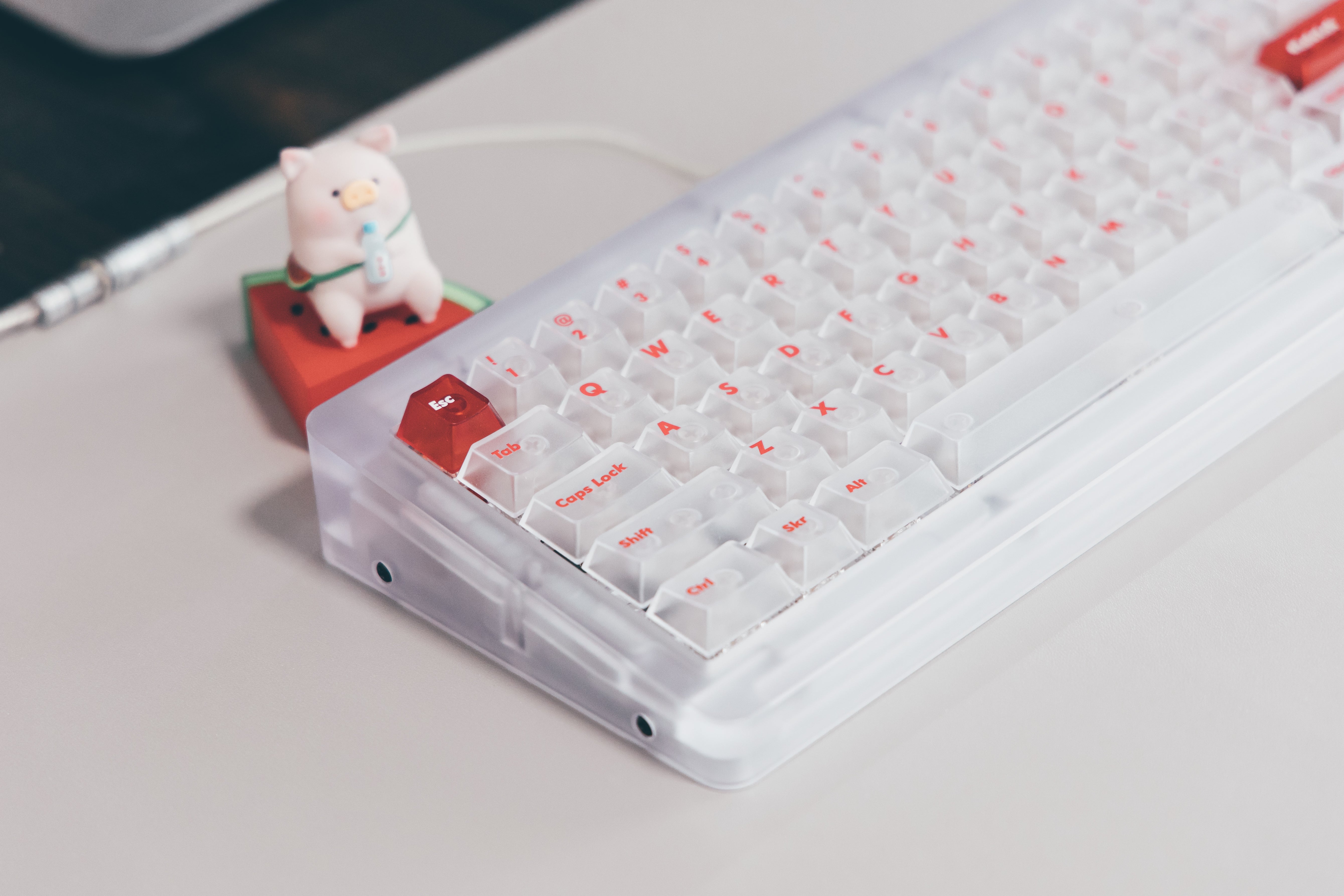 In Stock] LeleLab Supsup SuperX White Keycap Set