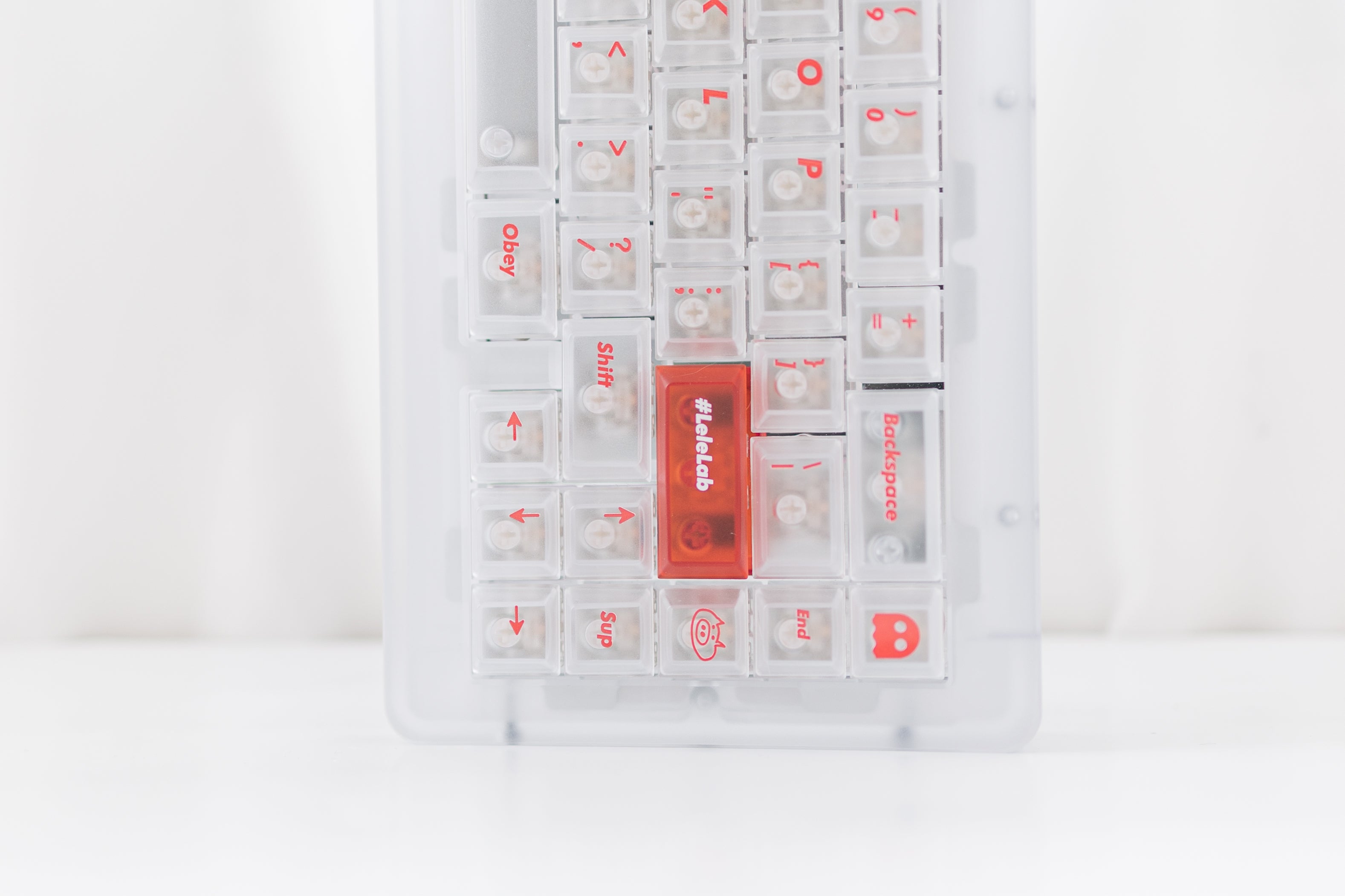 In Stock] LeleLab Supsup SuperX White Keycap Set