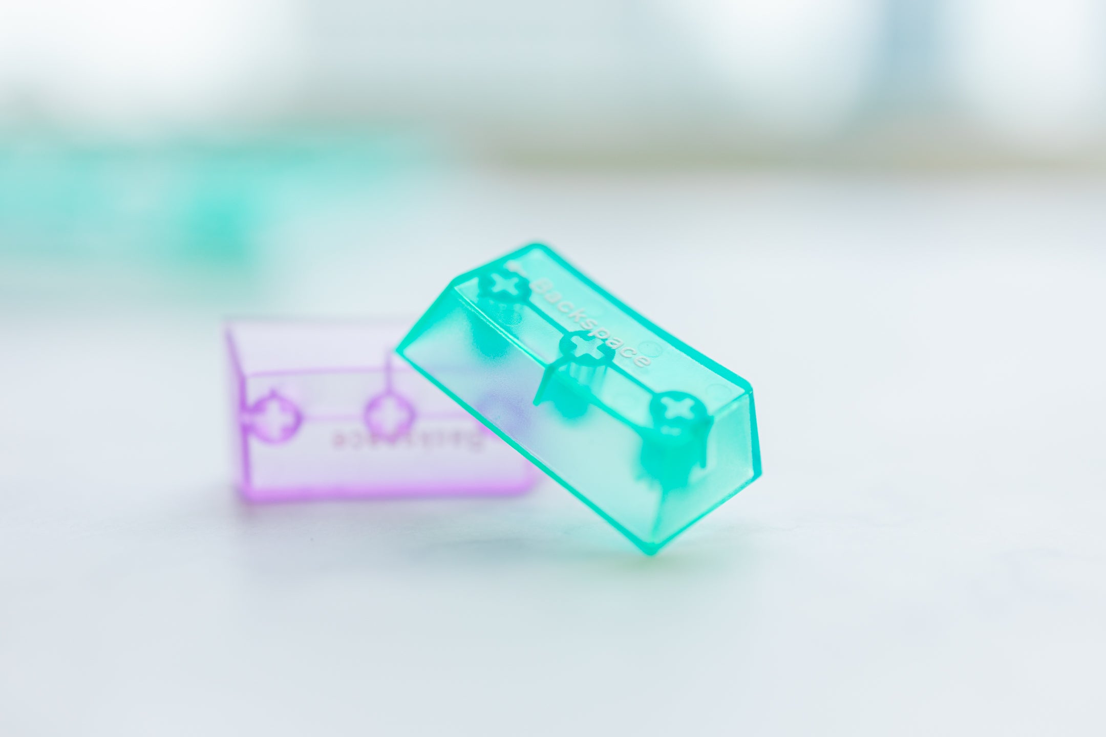 In Stock] LeleLab Crystal Color Clear ABS Keycap Sets