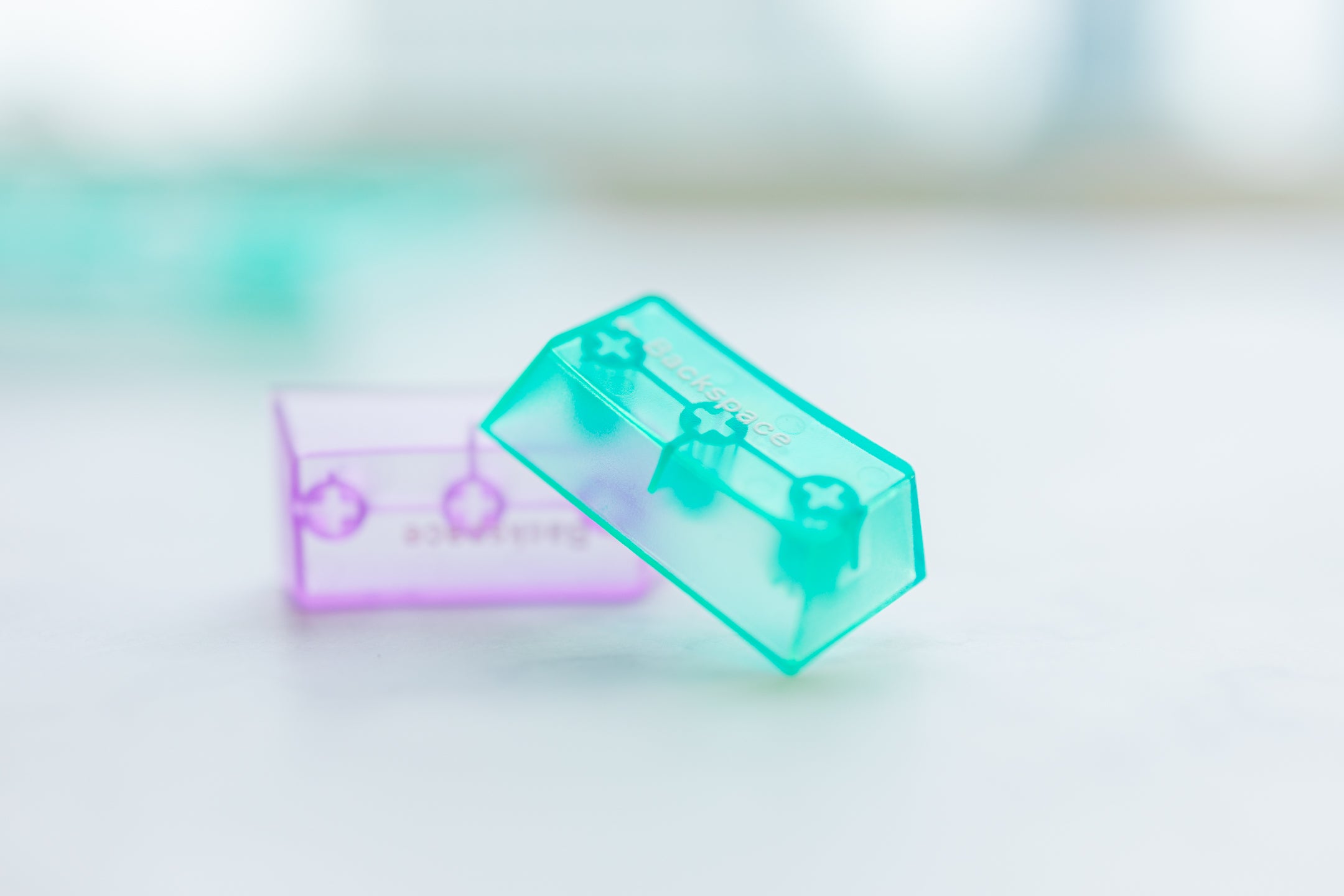 [In Stock] LeleLab Crystal Color Clear ABS Keycap Sets