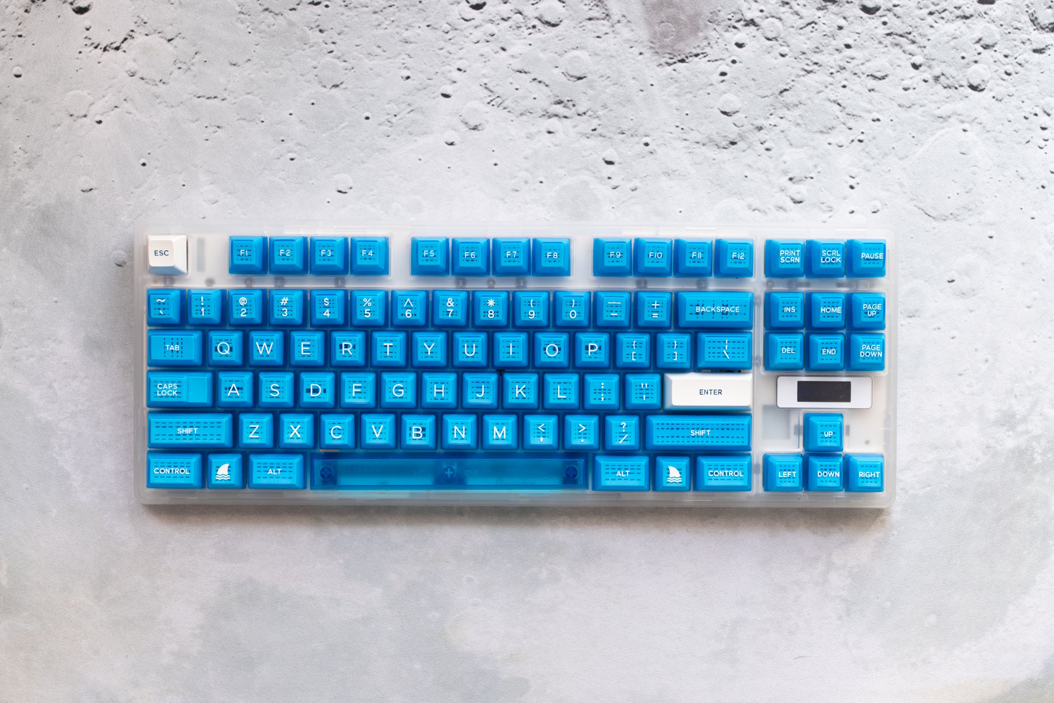 [In Stock] Domikey SA SeaSurfing Clear Blue ABS Doubleshot Keyset