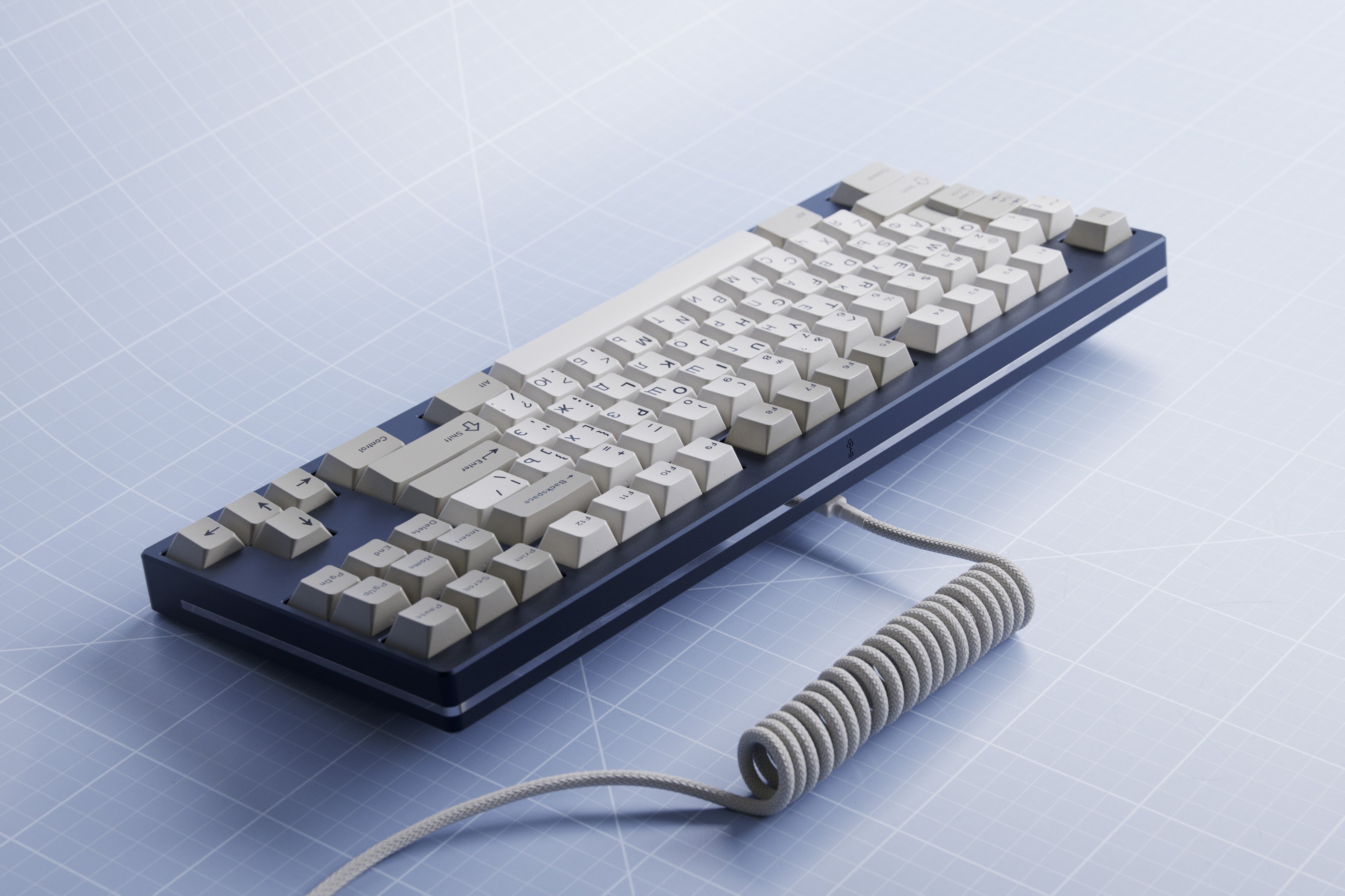 In Stock] GMK Cyrillic Beige / WoB